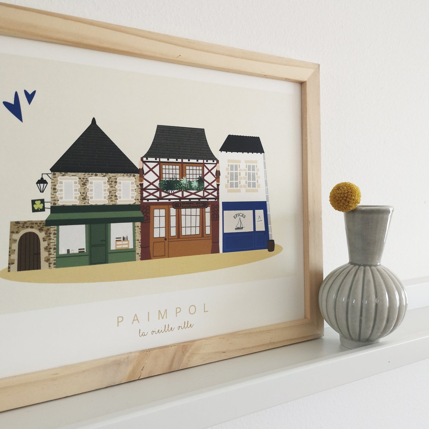 Affiche Paimpol - La vielle ville