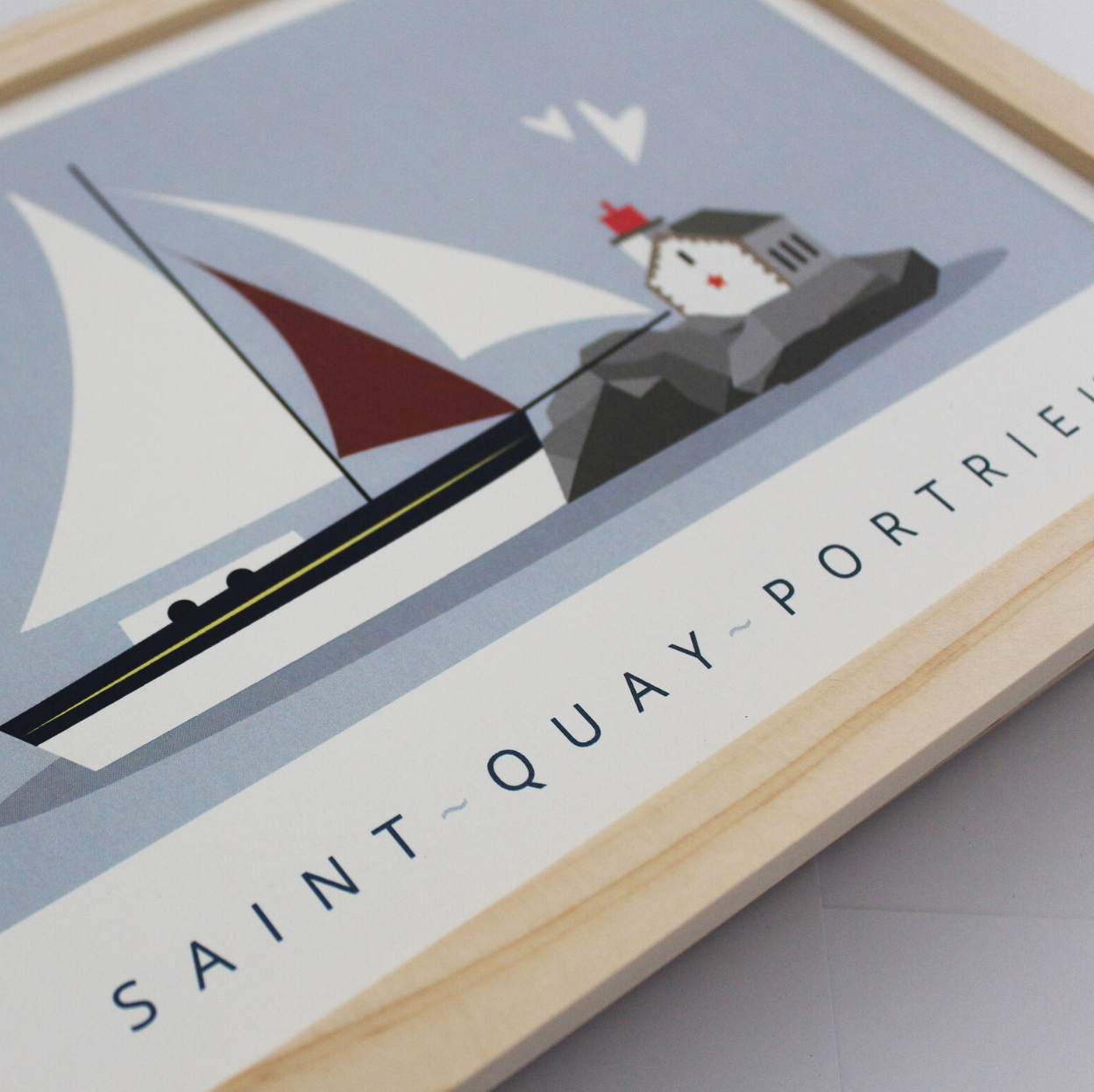 Affiche Saint-Quay-Portrieux - L'île Harbour