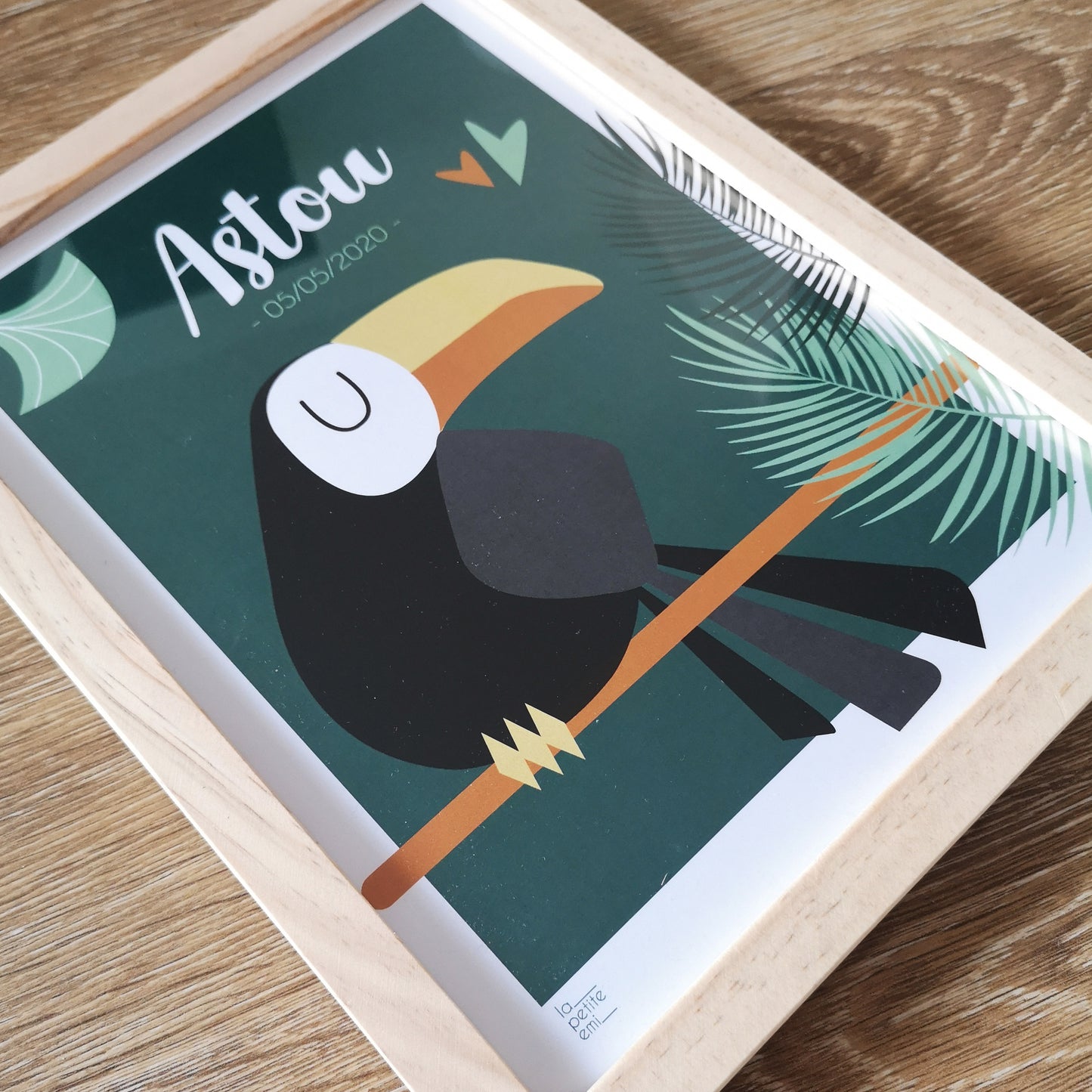 Affiche bébé animal - Toucan