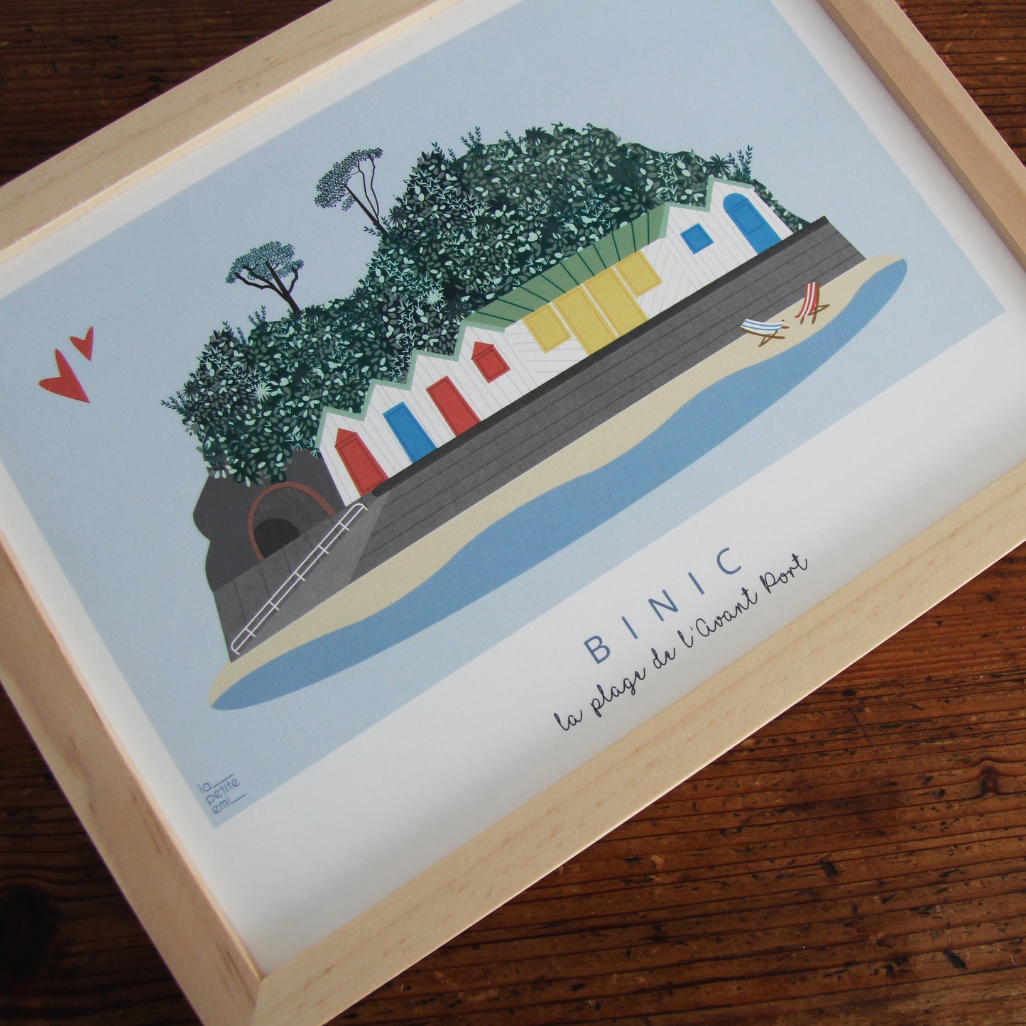Affiche Binic - L'Avant port