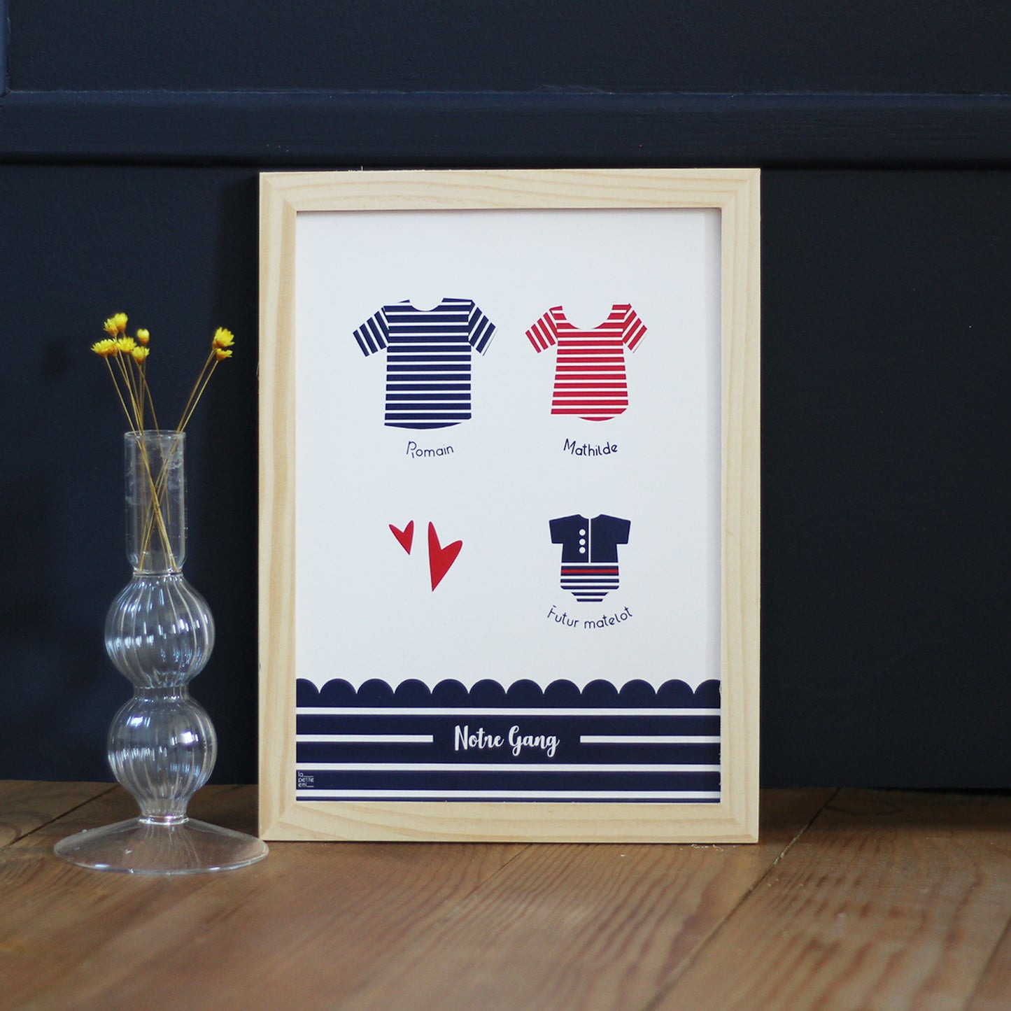 Affiche bébé Famille Bretonne