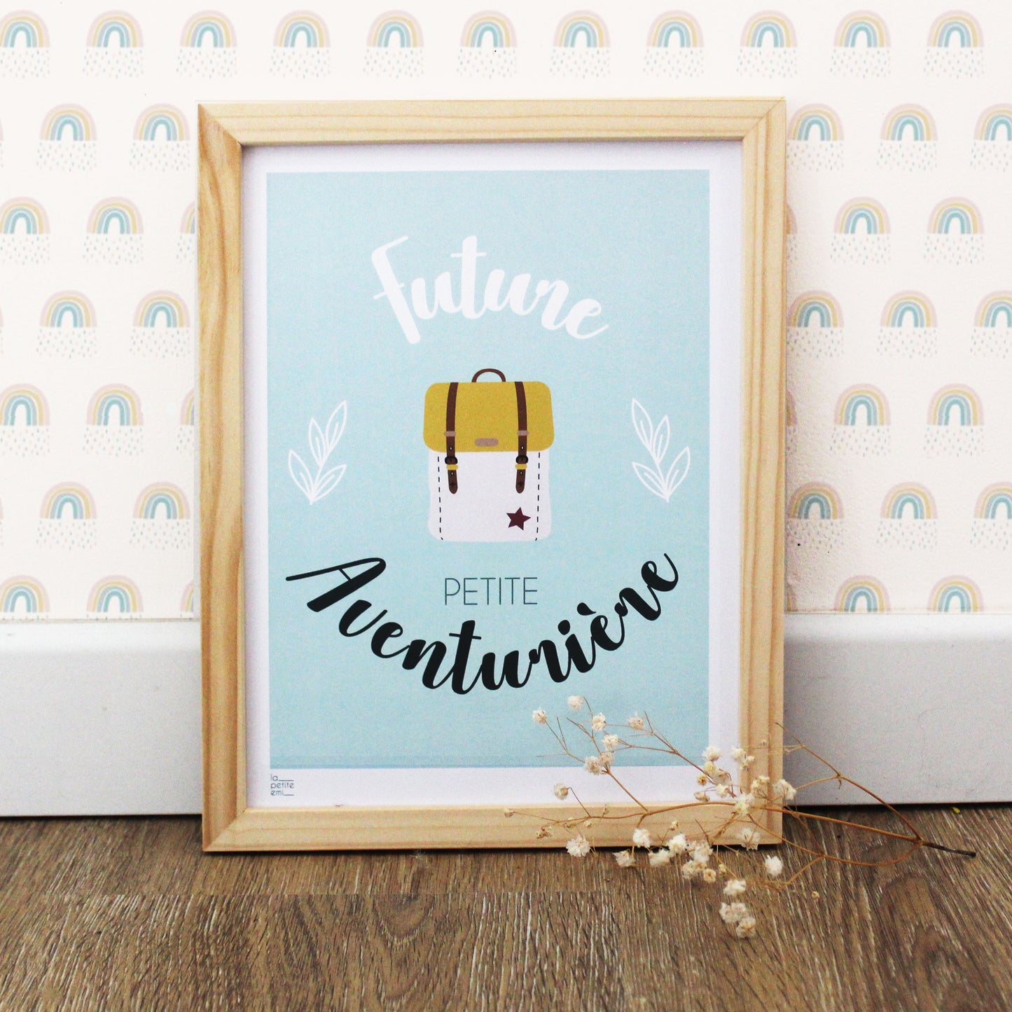 Affiche bébé Futur(e) Aventurier(re)