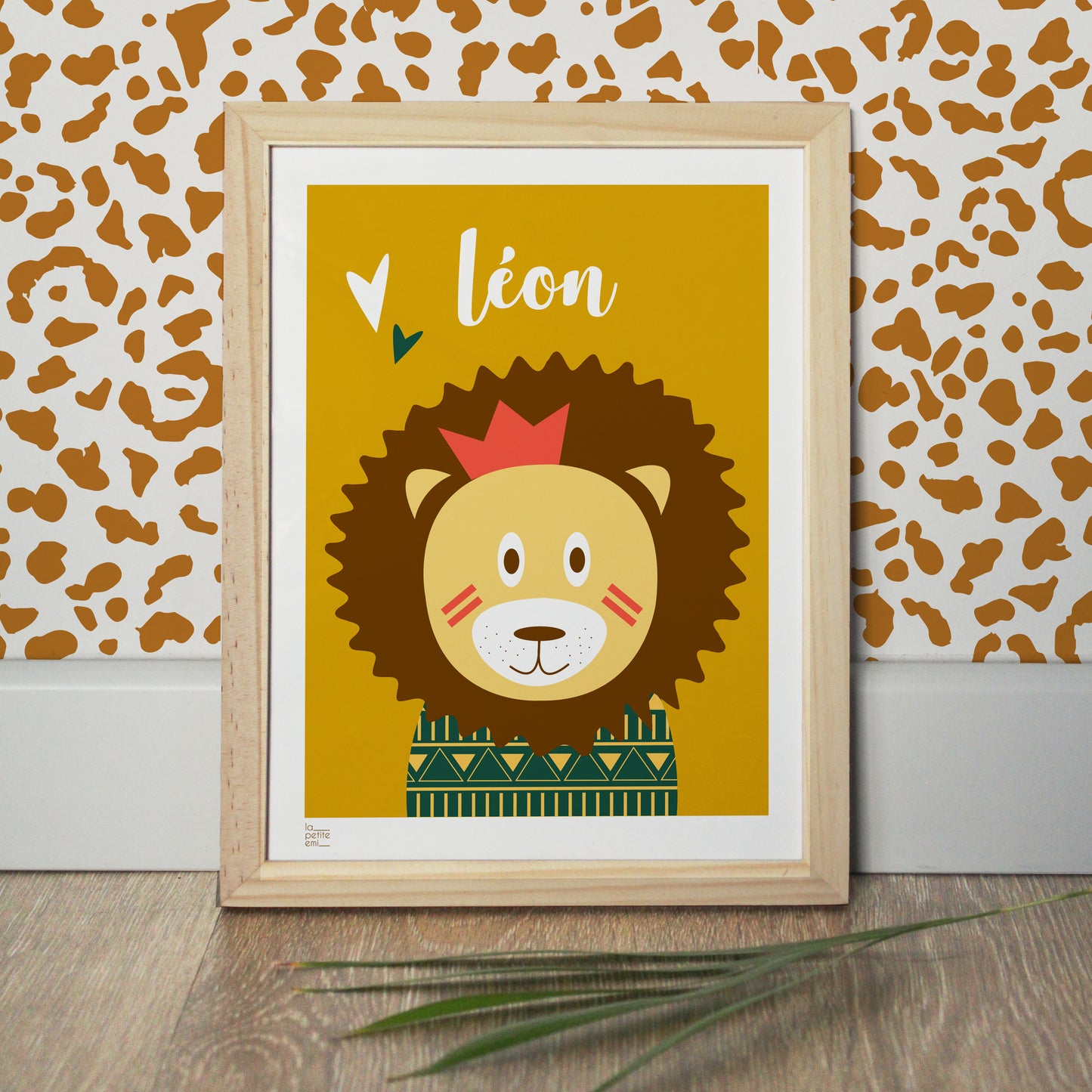 Affiche bébé animal - Lion