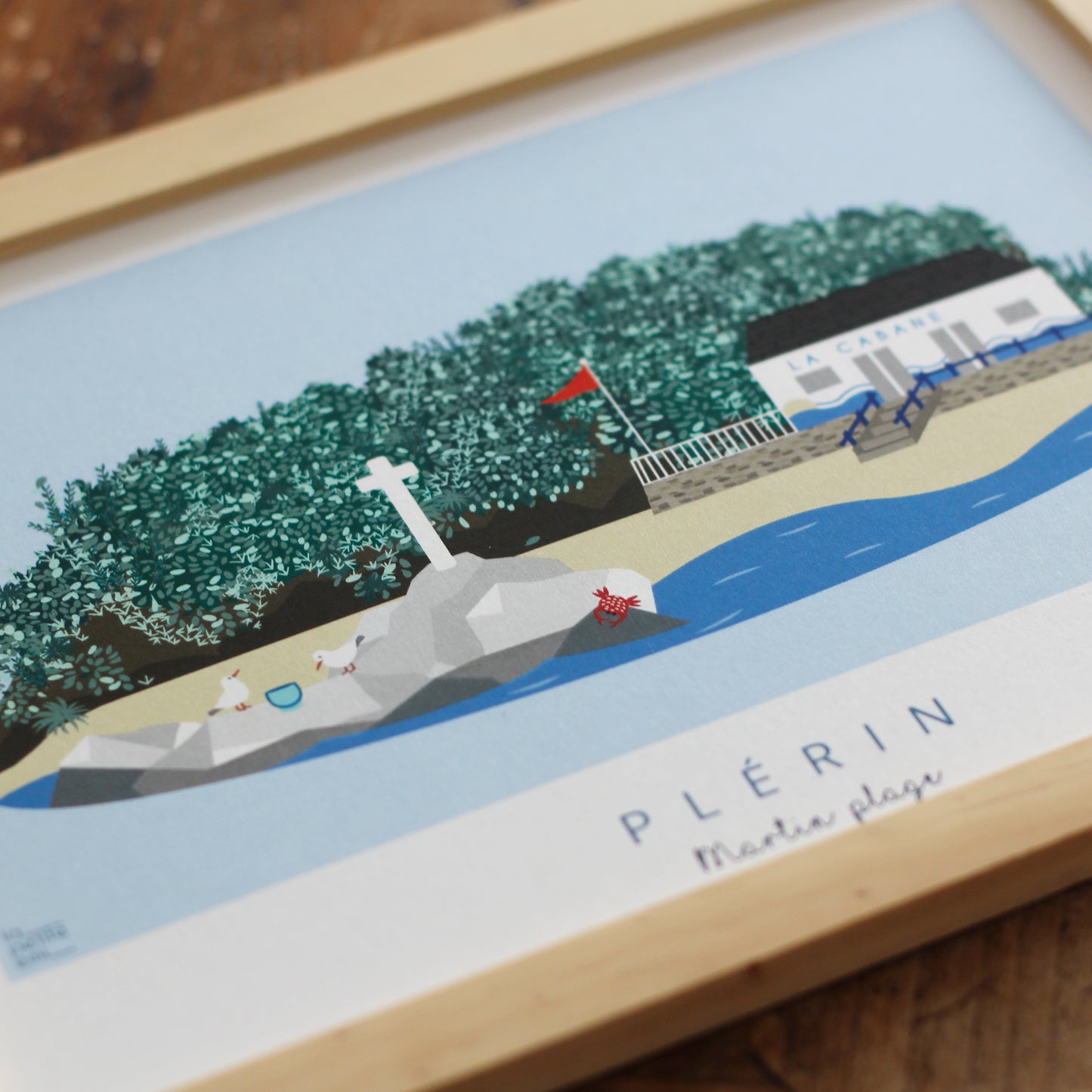 Affiche Plérin - Martin Plage
