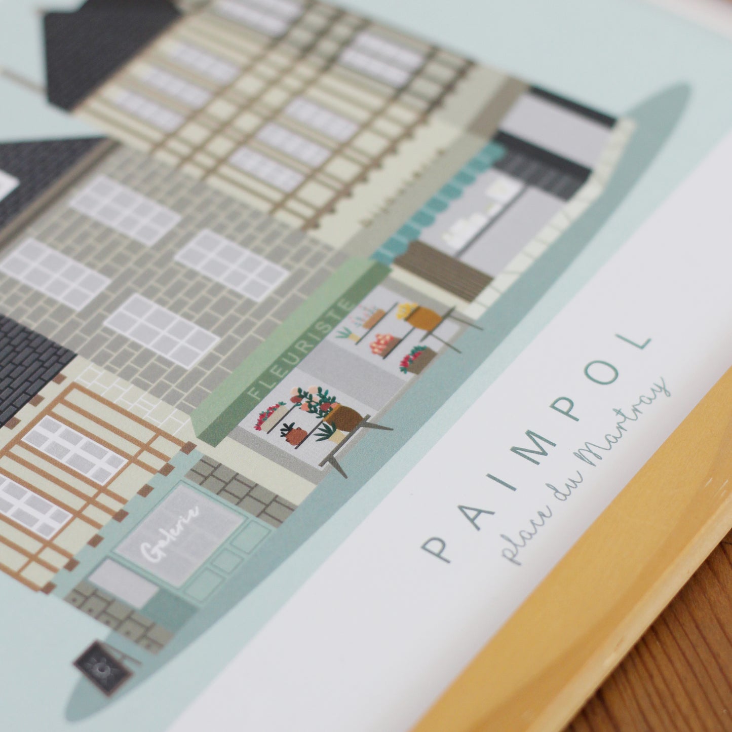 Affiche Paimpol - Place du Martray