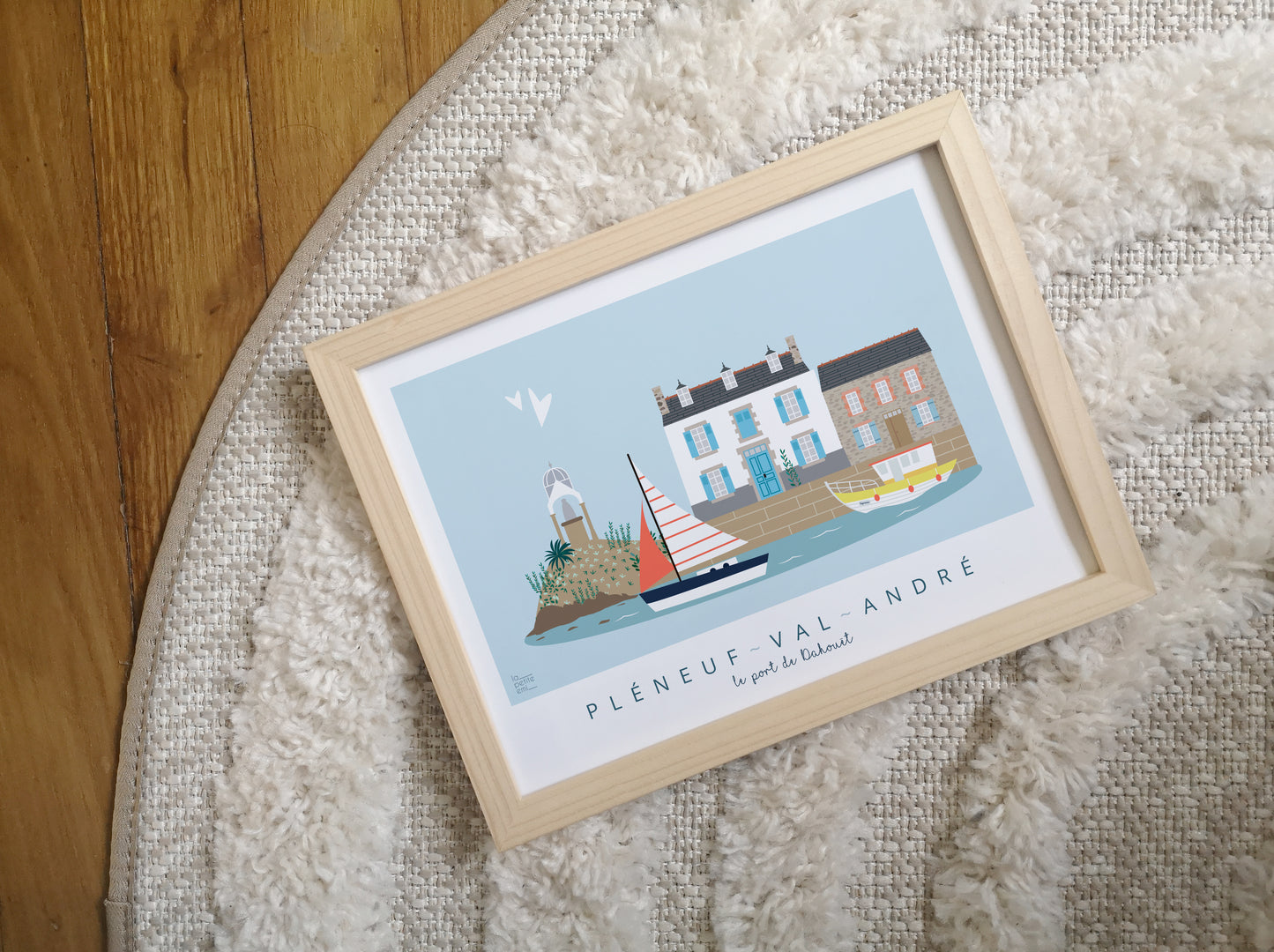 Affiche Pleneuf-Val-André - Le port de Dahouët
