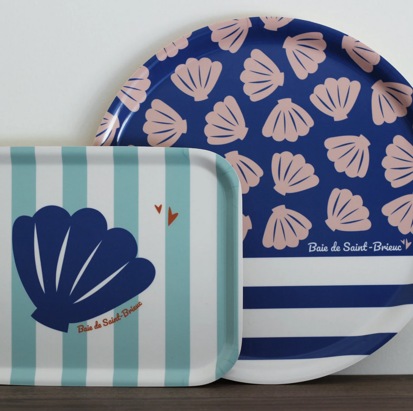 Plateau rond - Coquilles