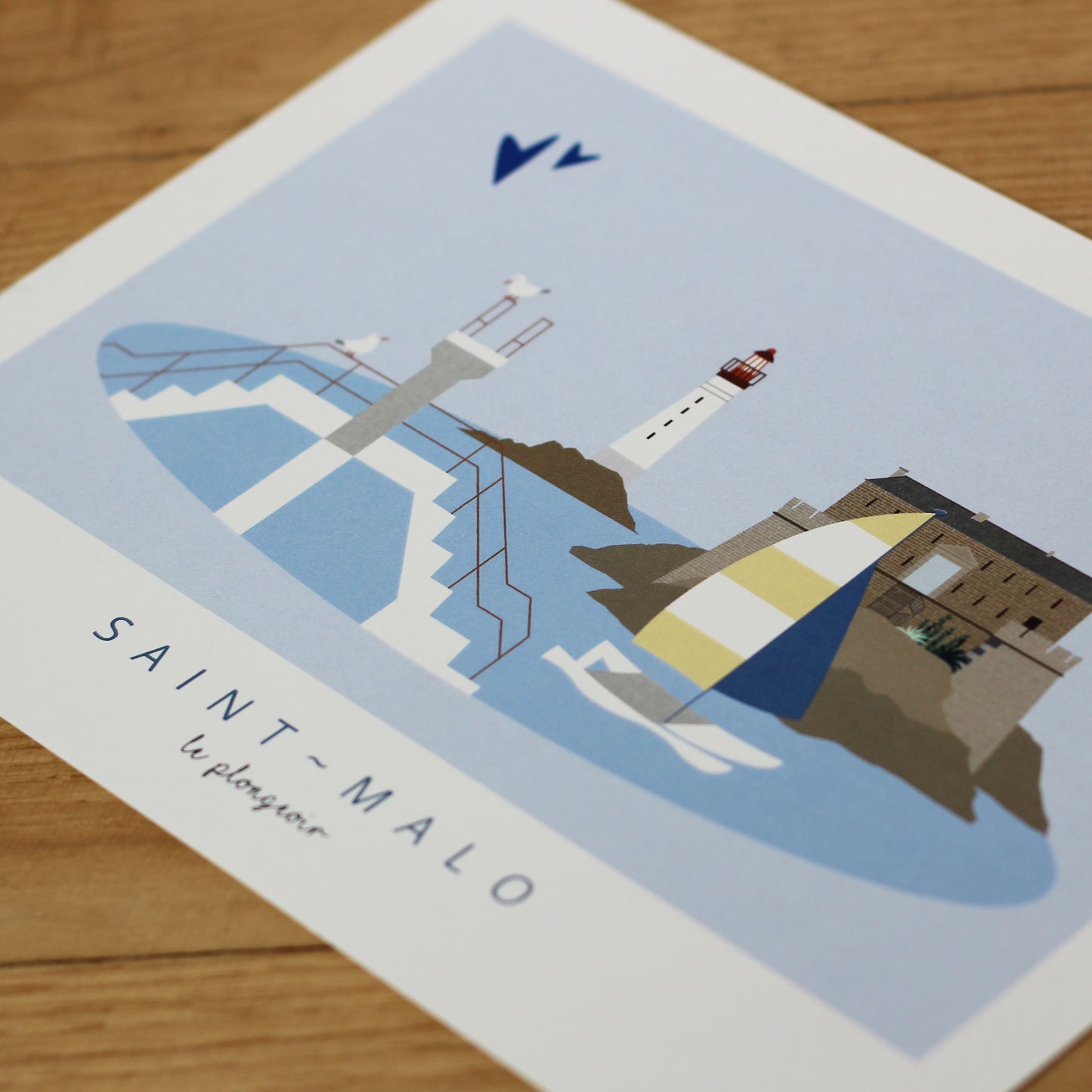 Affiche Saint-Malo - Le plongeoir