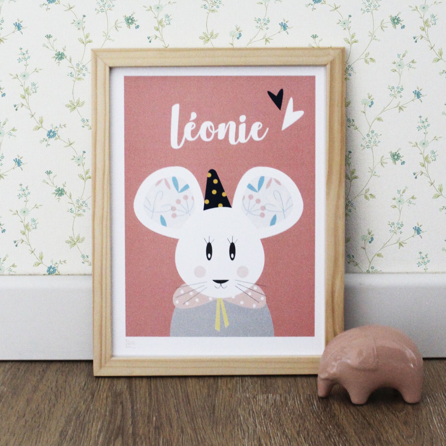 Affiche bébé animal - Souris