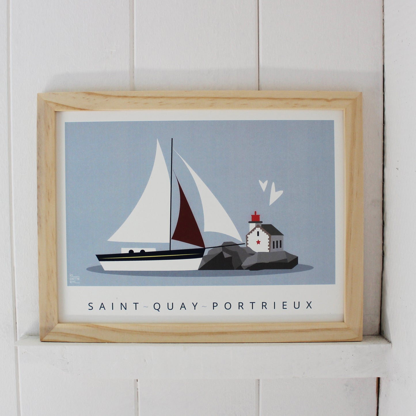 Affiche Saint-Quay-Portrieux - L'île Harbour