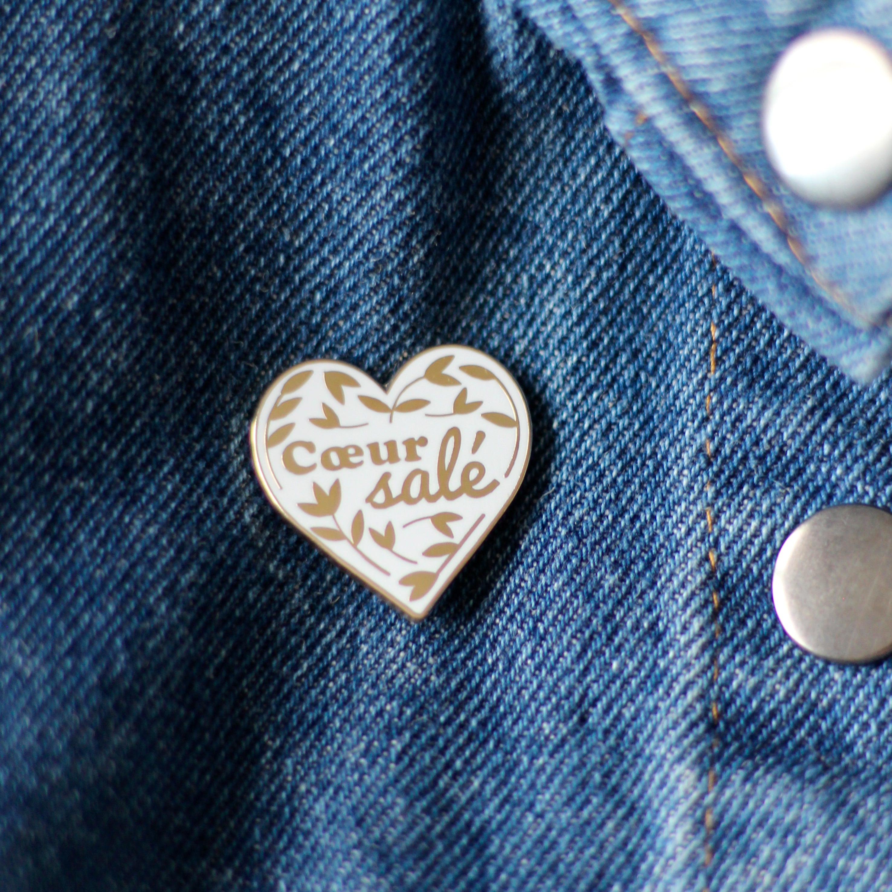 Pin's - Coeur salé – La Petite Emi
