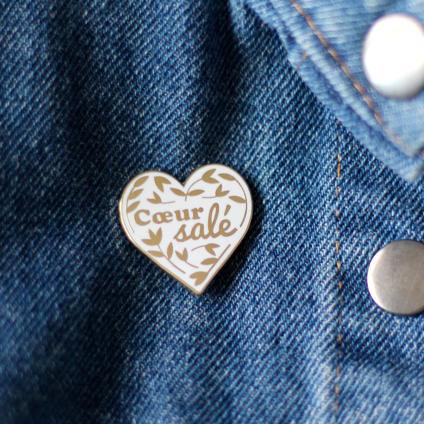 Pin's - Coeur salé