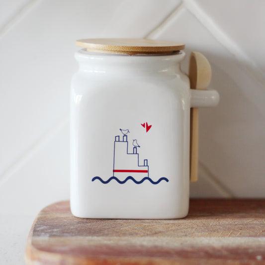 Pot pour vrac - Plongeoir Etables-sur-mer