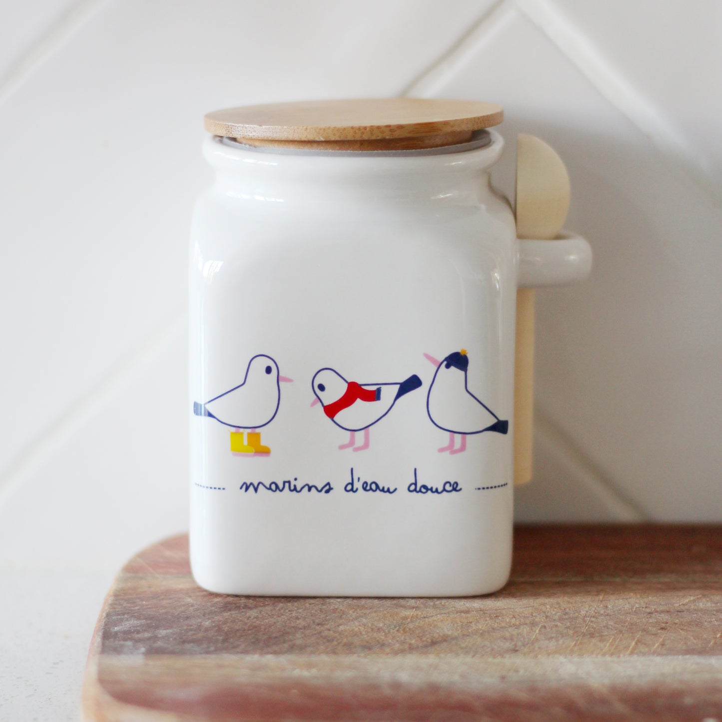 Pot pour vrac - Mouettes