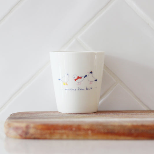 Tasse expresso - Mouettes
