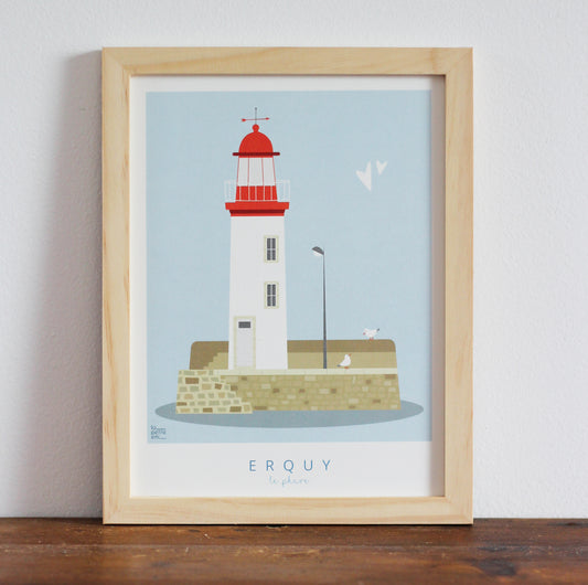 Affiche Erquy - Phare