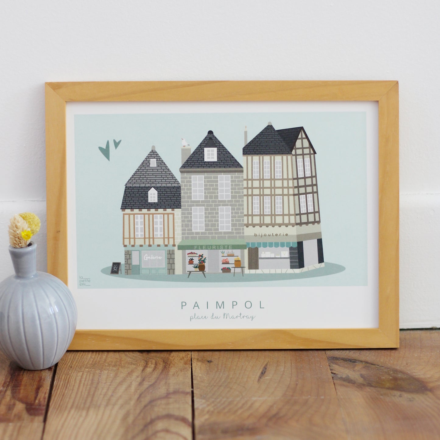 Affiche Paimpol - Place du Martray